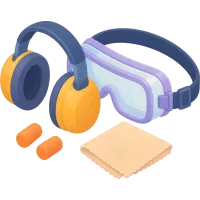 safety goggles (Back)