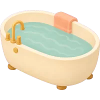 soaking bathtub (Back)