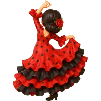 Spanish Flamenco Dancer (Back)