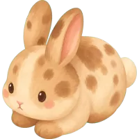 spotted brown bunny