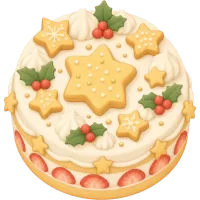 Starry Christmas Cake