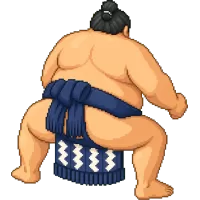 sumo wrestler (Back)