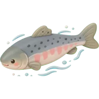 Swimming Salmon
