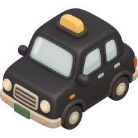 Tiny Black Taxi