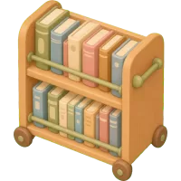 Tiny Book Cart