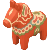 Tiny Dala Horse