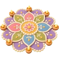 Tiny Diwali Rangoli