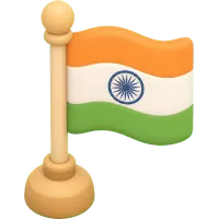 Tiny India Flag
