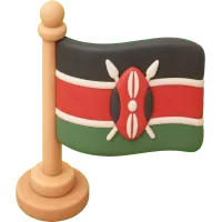 Tiny Kenya Flag