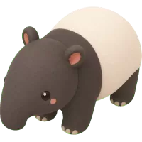 Tiny Malayan Tapir