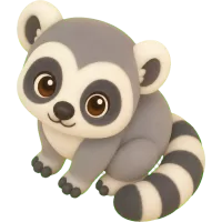 Tiny Ringtail Lemur