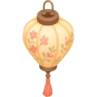 Tiny Silk Lantern