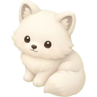 Tiny Snow Fox