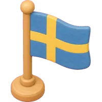 Tiny Swedish Flag