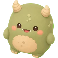Tiny Two-Horn Monster