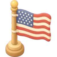 Tiny USA Flag