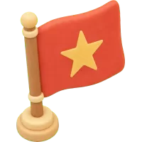 Tiny Vietnam Flag
