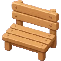 Tiny Wood Bench