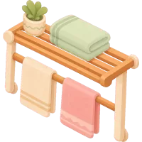 towel rack (Back)