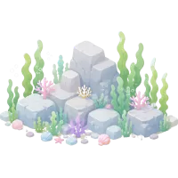 Underwater Rock Formation