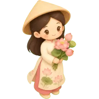 Vietnamese Flower Lady