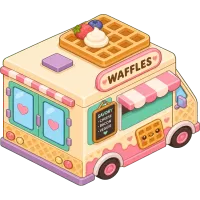 waffle food truck (Back)