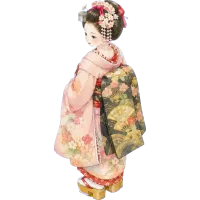 Watercolor Maiko (Back)