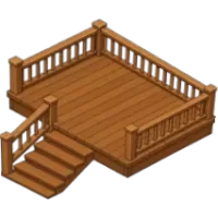 wooden deck
