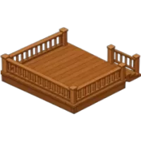 wooden deck (Back)