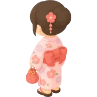 Yukata Girl (Back)