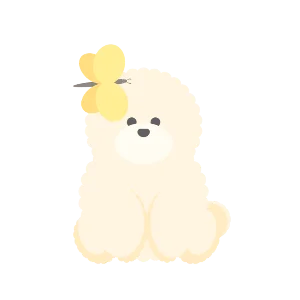 ふわふわの友達