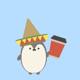 ペンギンのコーヒーブレイク