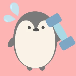 元気なペンギンの運動